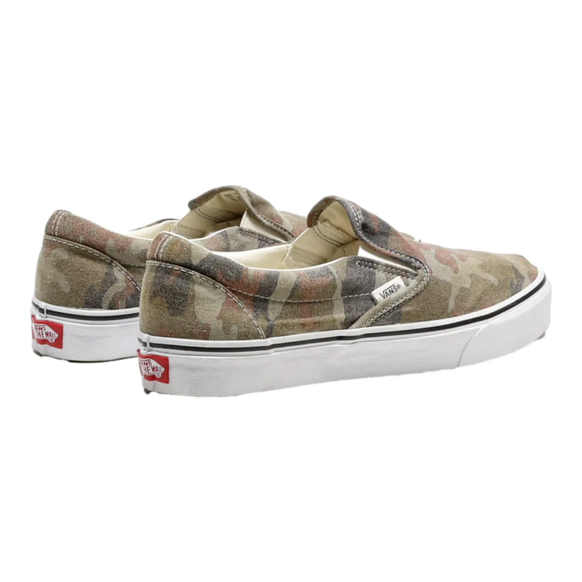 VANS Pump Shoes Green Canvas Mens UK 9