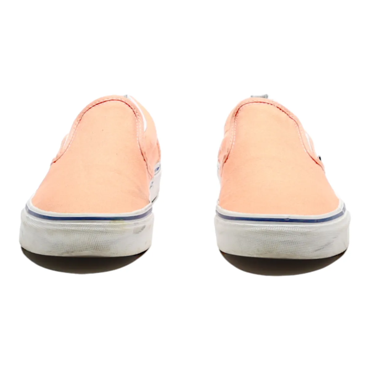 VANS Pump Shoes Orange Canvas Womens UK 5