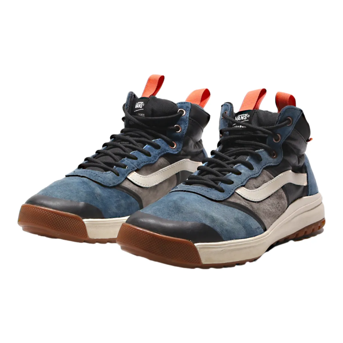 VANS Sk8 High Top Trainers Blue Canvas Mens UK 10