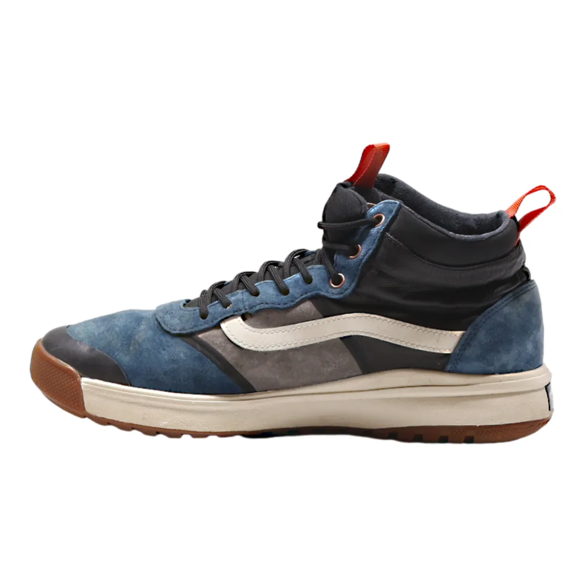 VANS Sk8 High Top Trainers Blue Canvas Mens UK 10