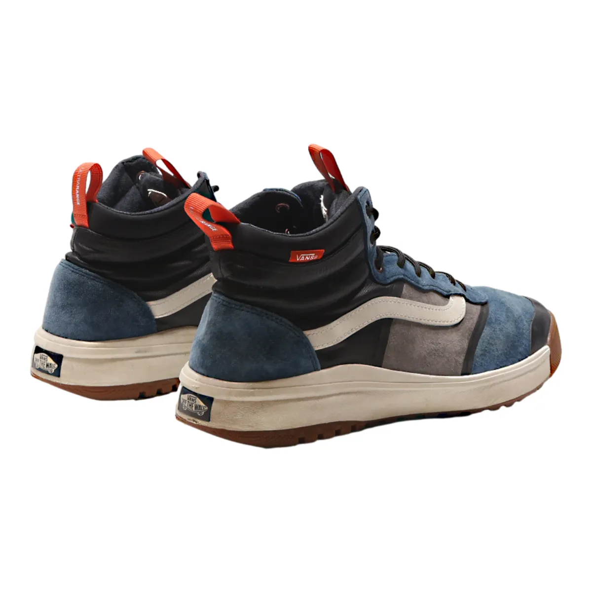VANS Sk8 High Top Trainers Blue Canvas Mens UK 10