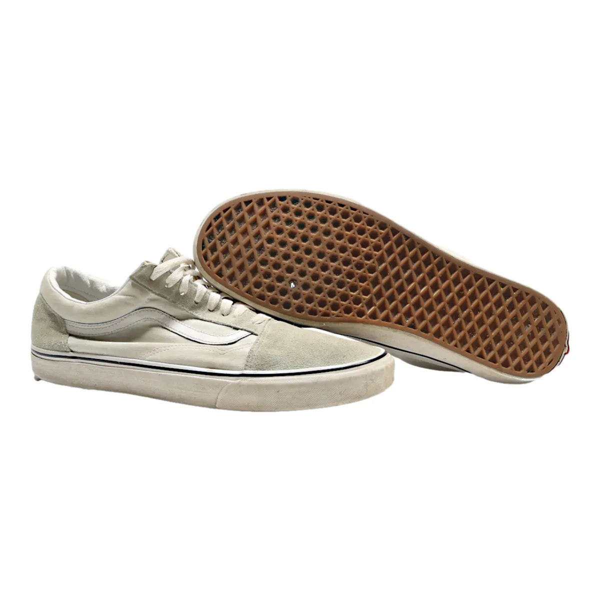 VANS Sneaker Trainers Grey Canvas Mens UK 12