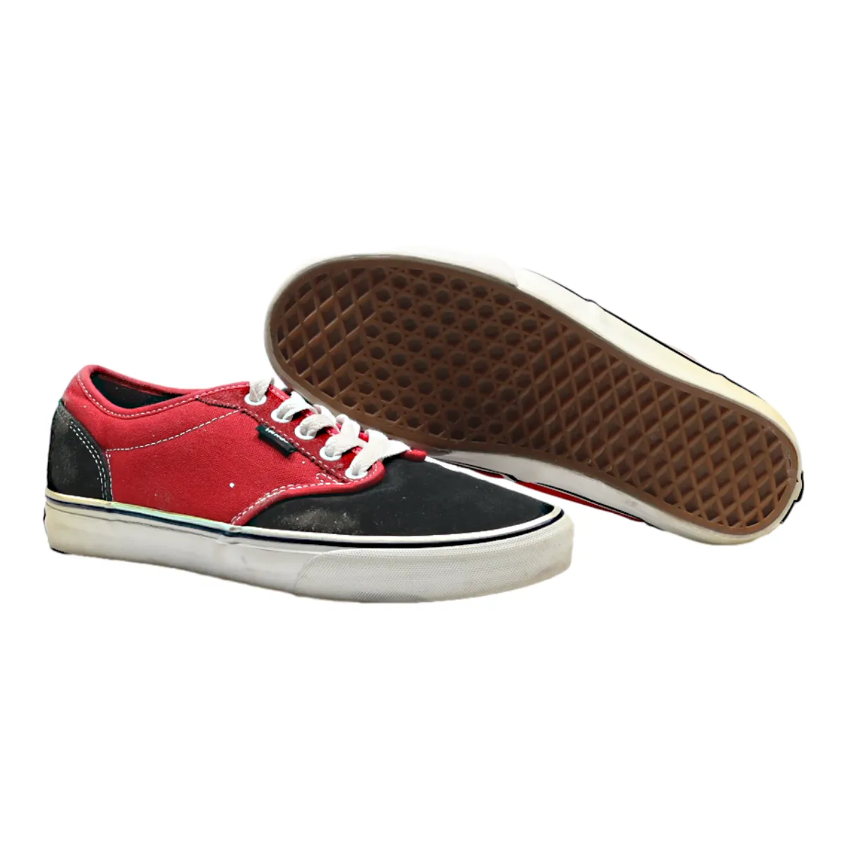 VANS Sneaker Trainers Red Canvas Mens UK 6.5