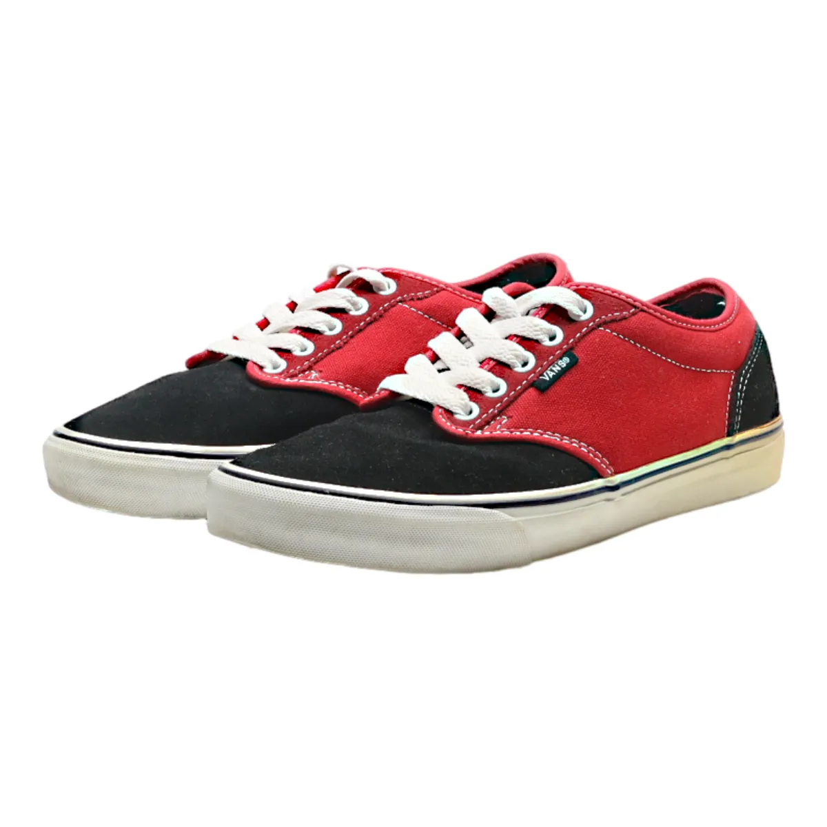 VANS Sneaker Trainers Red Canvas Mens UK 6.5