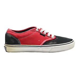 VANS Sneaker Trainers Red Canvas Mens UK 6.5