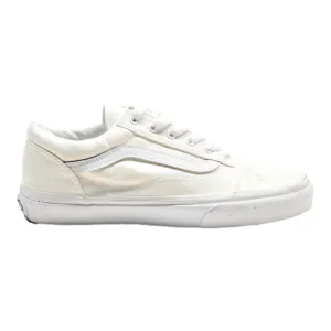 VANS Sneaker Trainers White Canvas Girls UK 3.5