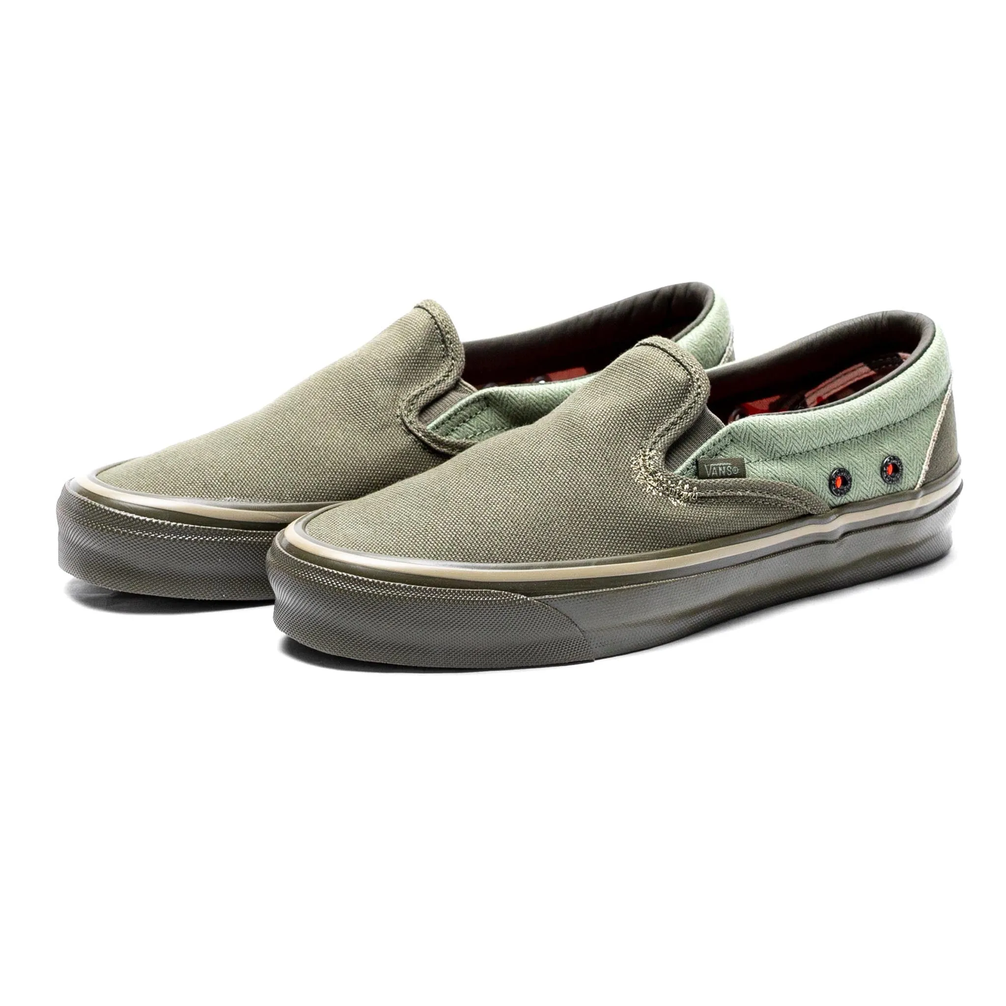 Vans Vault x Nigel Cabourn OG Classic Slip-On LX Army Mix