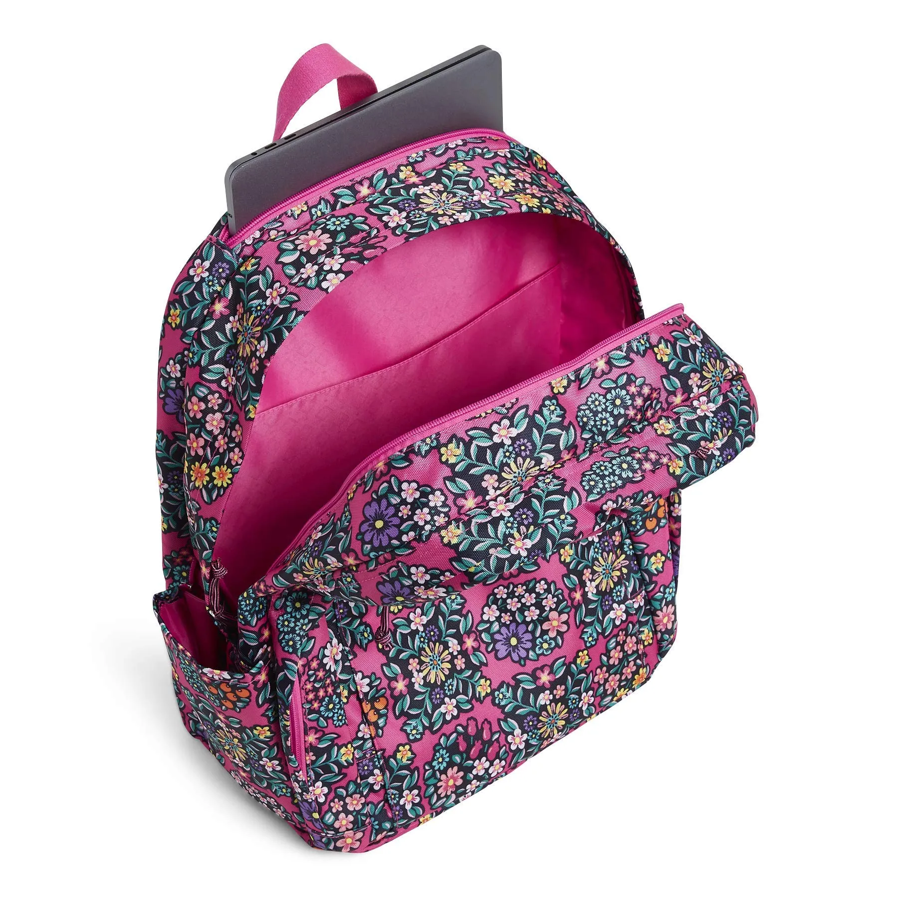 Vera Bradley Women's Lighten Up Grand Backpack, Kaleidoscope Rosettes