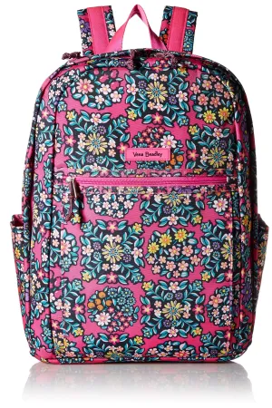 Vera Bradley Women's Lighten Up Grand Backpack, Kaleidoscope Rosettes