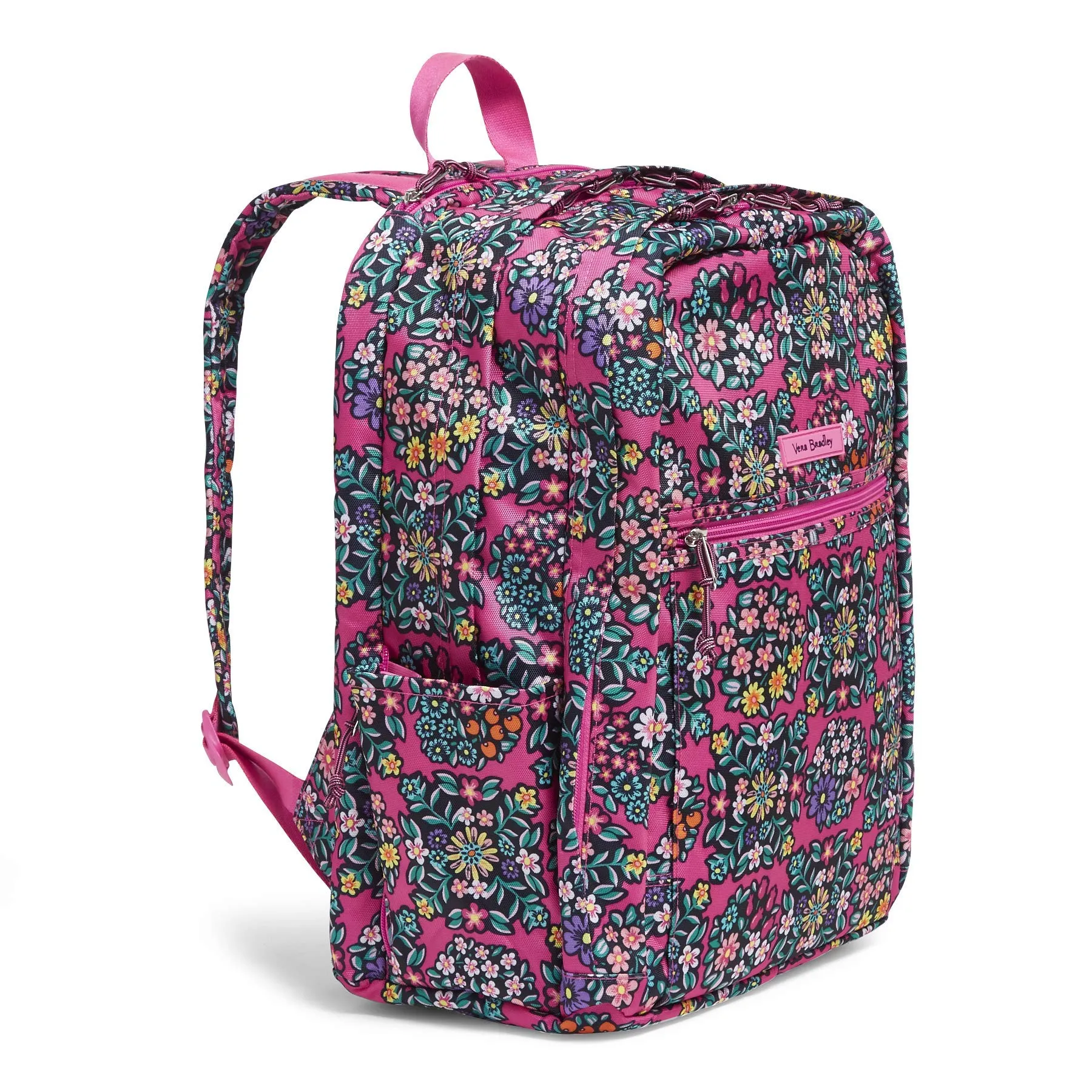 Vera Bradley Women's Lighten Up Grand Backpack, Kaleidoscope Rosettes
