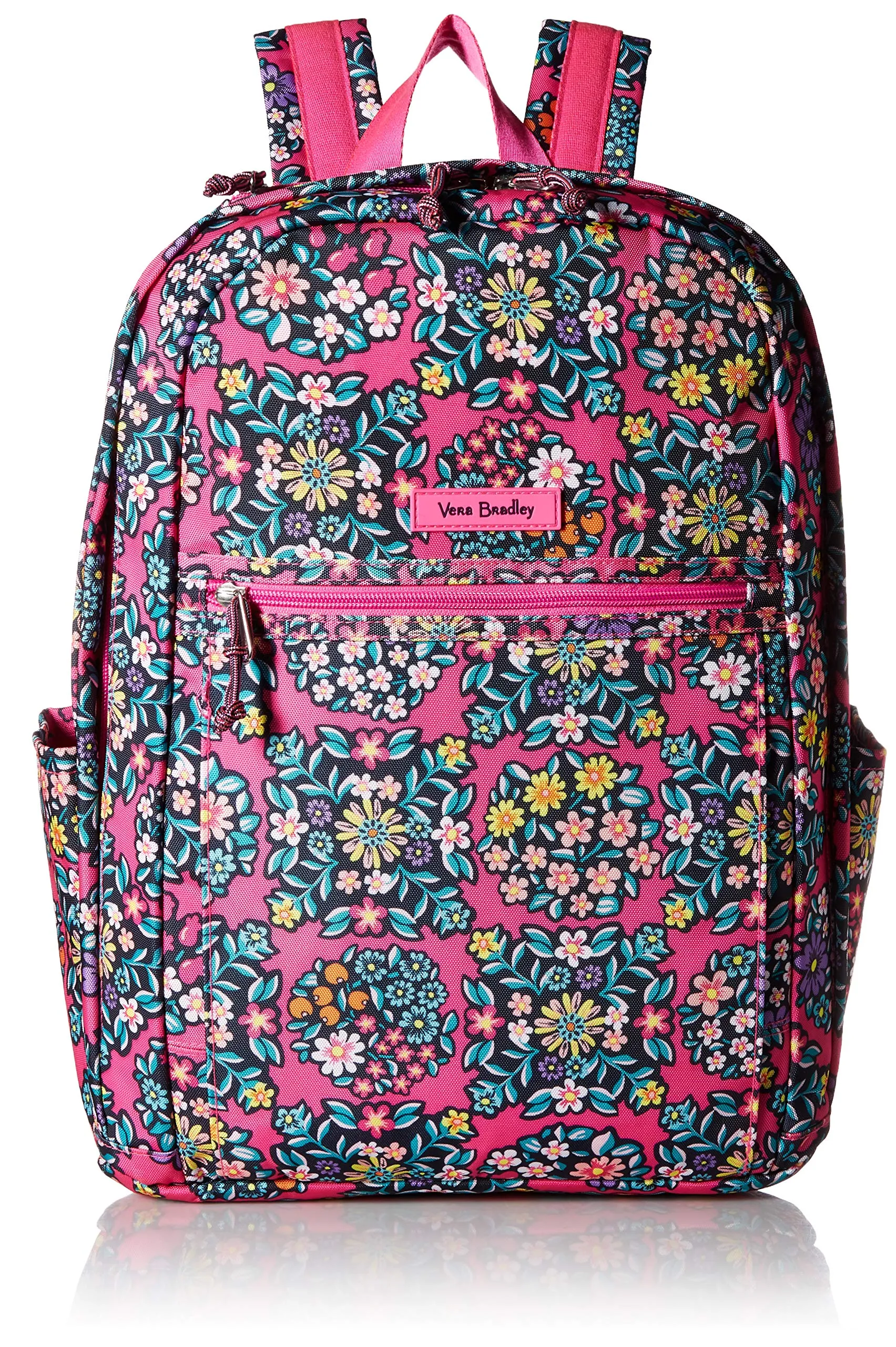 Vera Bradley Women's Lighten Up Grand Backpack, Kaleidoscope Rosettes