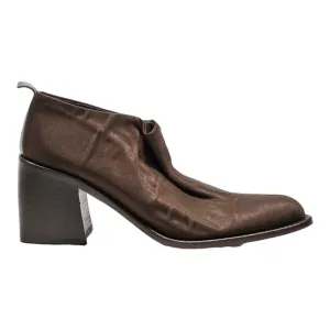 VIA SPIGA Ankle Boots Brown Canvas Womens UK 7.5