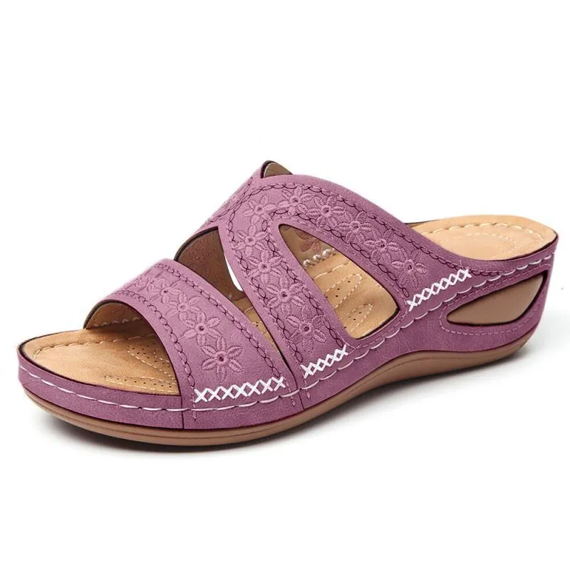 Women's Sandals Open Toe Flats Lightweight Wedges Big Sizes Shoes