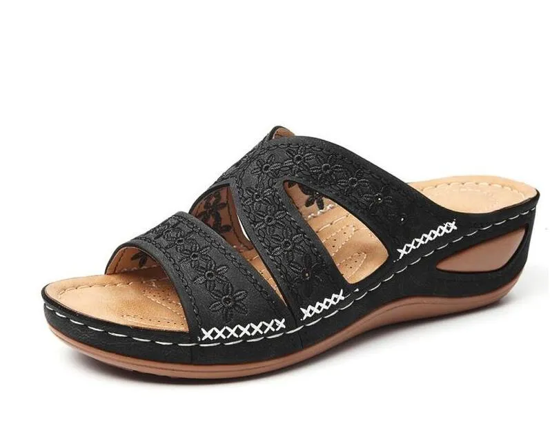 Women's Sandals Open Toe Flats Lightweight Wedges Big Sizes Shoes
