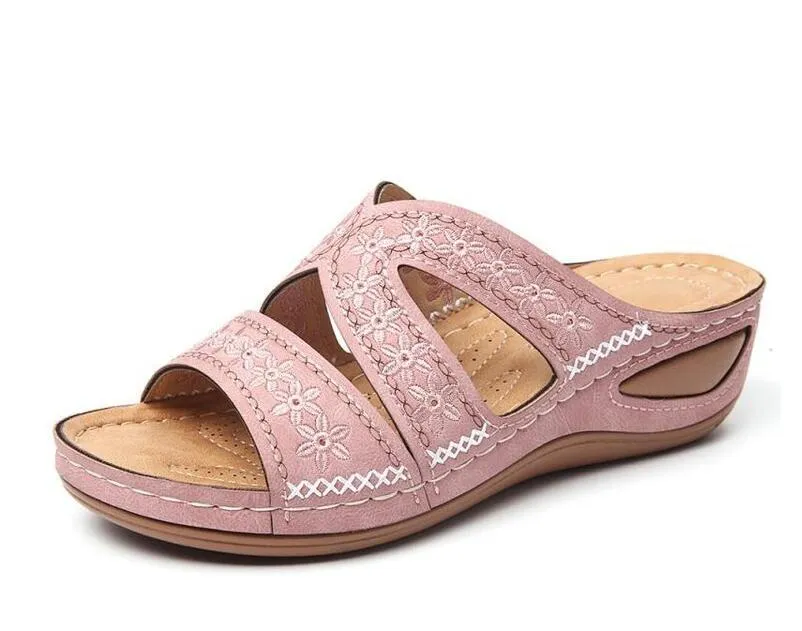 Women's Sandals Open Toe Flats Lightweight Wedges Big Sizes Shoes