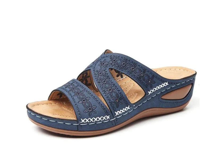 Women's Sandals Open Toe Flats Lightweight Wedges Big Sizes Shoes