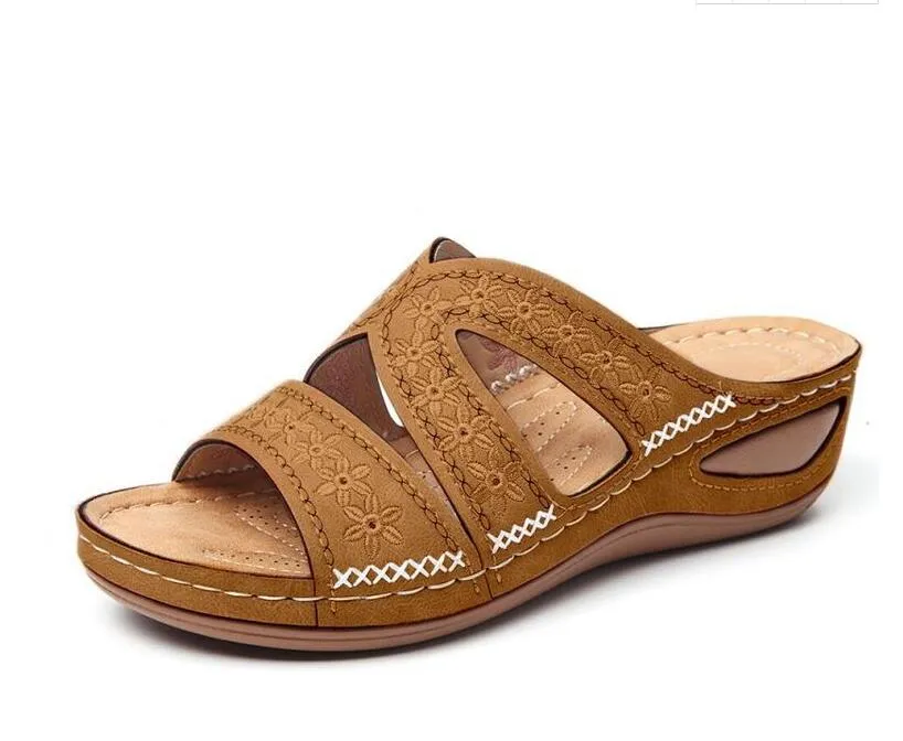 Women's Sandals Open Toe Flats Lightweight Wedges Big Sizes Shoes